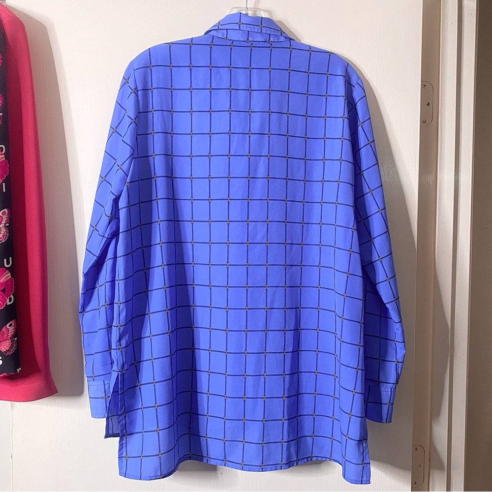 MIchael Kors • Chain Link Window Plaid Full Zip Shacket - Picture 9 of 10